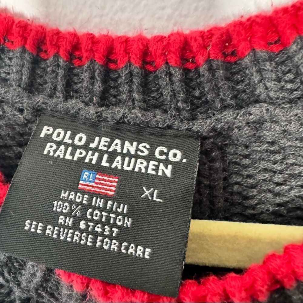 Vintage polo Ralph Lauren knitted sweater kids size XL - Picture 3 of 3